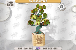 3D Bonsai Tree Laser Cut| DIY Wooden Constructor|Plant Model Product Image 1