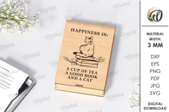 Book Box Laser Cut. Wooden Gift Box SVG Product Image 1