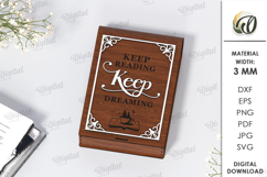 Book Box Laser Cut. Wooden Gift Box SVG Product Image 1