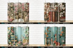 3D Books And Flowers Tumbler Bundle Product Image 4