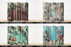 3D Books And Flowers Tumbler Bundle Product Image 3