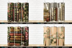 3D Books And Flowers Tumbler Bundle Product Image 2