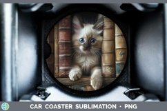 Gorgeous3D Books Car Coaster design.