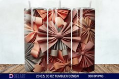3D Books Bow Coquette Tumbler Wrap Product Image 1
