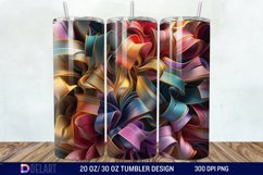 3D Books Bow Coquette Tumbler Wrap Product Image 1