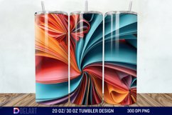 3D Books Bow Coquette Tumbler Wrap Product Image 1