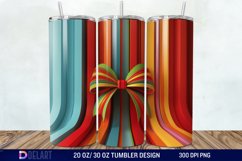 3D Books Bow Coquette Tumbler Wrap Product Image 1