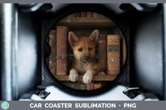 Gorgeous3D Books Car Coaster design.