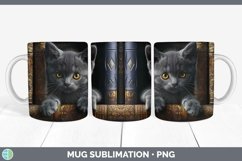 Gorgeous3D Books Mug Wrap design.