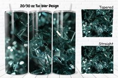 3D Broken Glass 20/30oz Skinny Tumbler Product Image 1