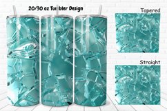 3D Broken Glass 20/30oz Skinny Tumbler Product Image 1