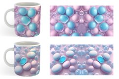 3D Bubbles Unicorn Color | Mug sublimation design Product Image 5