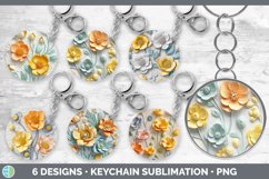 Bundle of six 3D Keychain designs.