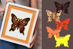 3D Butterflies. Craft.Cricut SVG. Product Image 3