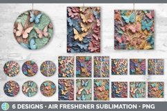 Bundle of six Sculpture Butterflies Air Freshener designs.