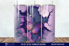 3D Butterfly Break Through Wrap Product Image 1
