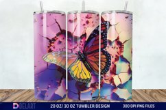 3D Butterfly Break Through Wrap Product Image 1