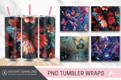 3D Butterfly Fantasy Tumbler Wrap Product Image 1