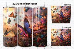 3D Butterfly Fantasy 20/30oz Skinny Tumbler Product Image 1