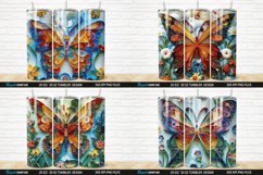 3D Butterfly Quilling Floral Insulated Tumbler Wrap Bundle Product Image 2