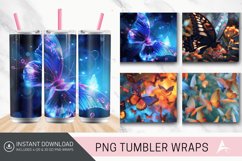 3D Butterfly Tumbler Wrap Product Image 1
