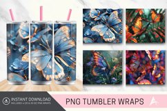 3D Butterfly Tumbler Wrap Product Image 1