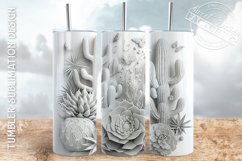 3D tumbler wrap BUNDLE, 3D flowers tumbler design Product Image 2
