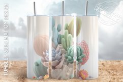 3D tumbler wrap BUNDLE, 3D flowers tumbler design Product Image 4