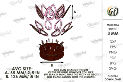 3D Candle Holders Bundle Laser Cut. Tea Light Holder SVG Product Image 5