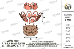 3D Candle Holder Laser Cut. Tea Light Holder SVG Product Image 2