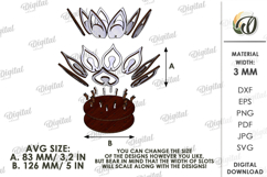 3D Candle Holder Laser Cut. Tea Light Holder SVG Product Image 2