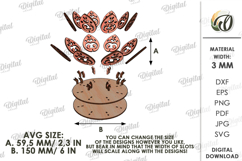 3D Candle Holder Laser Cut. Tea Light Holder SVG Product Image 2
