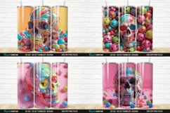 3D Candy Coated Skull Tumbler Bundle Product Image 2