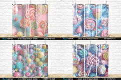 3D Candy Sweet Pastel Colors Tumbler Bundle Product Image 4