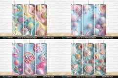 3D Candy Sweet Pastel Colors Tumbler Bundle Product Image 2