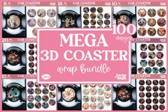 3d Car Coaster Sublimation mega Bundle