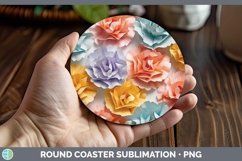 Gorgeous3D Round Coaster design.