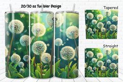 3D Cartoon Dandelions 20/30oz Skinny Tumbler Product Image 1