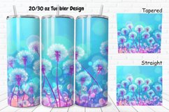 3D Cartoon Dandelions 20/30oz Skinny Tumbler Product Image 1