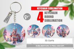 Keychain 3D Castle Product Image 1