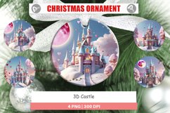 Christmas Ornaments 3D Castle Product Image 1