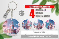 Keychain 3D Castle Product Image 1