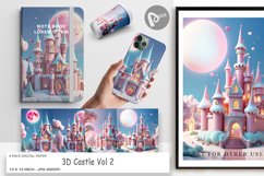 Digital Paper 3D Castle Product Image 1
