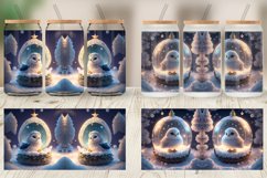 3D Christmas Baby Bird Glass Can Wraps Product Image 3