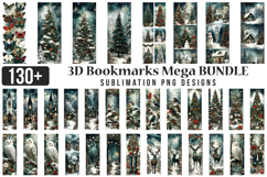 3D Christmas Bookmark Bundle Product Image 1