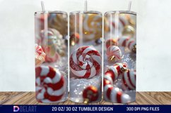 3D Christmas Candies Tumbler Wrap Product Image 1