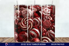 3D Christmas Candies Tumbler Wrap Product Image 1