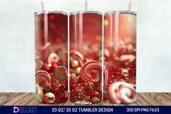 3D Christmas Candies Tumbler Wrap Product Image 1