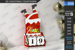 3D Christmas Countdown Laser Cut Bundle|Christmas Calendar Product Image 3