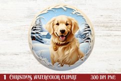 3D Christmas Dog Ornament, 3D Christmas Dog Ornaments Product Image 1